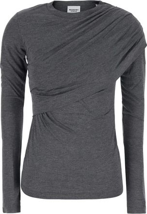 Isabel Marant Dressi Top - Dames - Longsleeves - Grijs - S - Tops