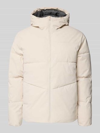 Jack & Jones Jack & Jones Steppjacke mit Kapuze in Offwhite, Größe XL