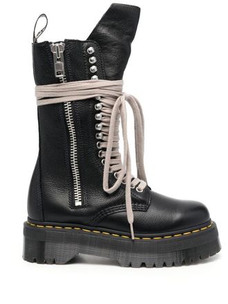 Rick Owens Stivali stringati 1918 Rick Owens x Dr Martens - Nero