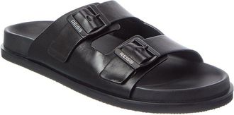 Reiss Philip Double Strap Leather Shoe