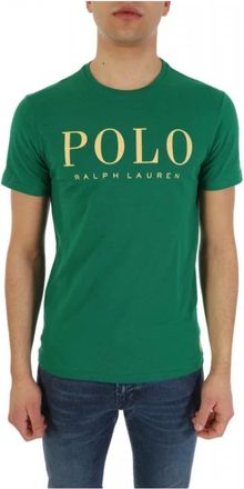 Ralph Lauren Hombre, Camisetas, Verde, Talla: XL