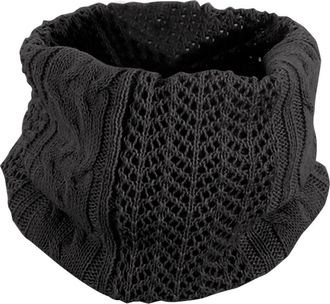 Generic Cotton Hair Scarves for Women Neck Warm Mens Wool Bib Womens Scarf Winter Double Thick Knit Ring Unlimited Scarf Warm And Windproof Scarf Hood Cowl (D