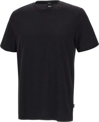 HUGO BOSS Hombre, Camisetas, Negro, Talla: L