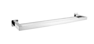 Omnires Omnires Nelson - Toallero Doble, Longitud 62 Cm, Cromado Nl80226cr