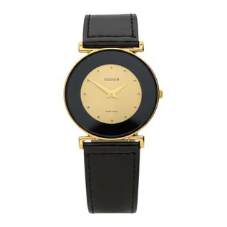 Jowissa Elegance SP J3.018.M - Dames - Horloges - Zwart - ONE Size - Leer - Accessoires