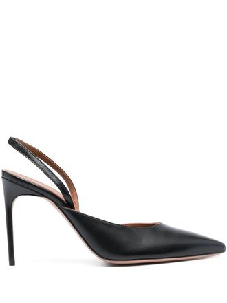 Malone Souliers Gillian 100mm sling-back pumps - Black