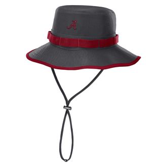 Nike Alabama Sideline Apex Boonie Nike Mens Dri-FIT College Bucket Hat in Grey | NC1B08DJABN-Q2W
