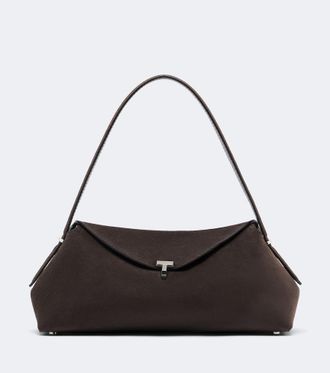 Toteme Bolso al hombro T-Lock Medium de ante