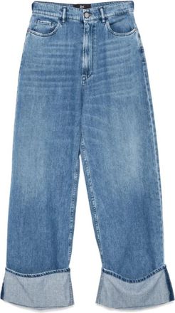 3x1 Lichtblauwe Wide Leg Denim Jeans - Dames - Loose Fit Jeans - Blauw - W25 - Denim - Jeans