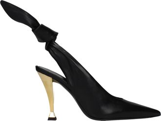 Givenchy Black Leather High Heel Womens Pumps