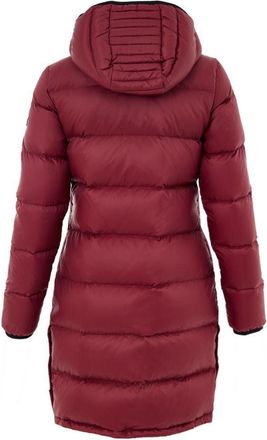 Moose Knuckles Womens Bordeaux Cotton Full-Length Jacket Clothing