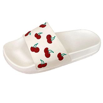 Generic Shower Shoes Womens Non-Slip House Slippers Womens Summer Flat Non-Slip Beach Shoes Slippers Open Slippers Bohemian Sandals Shoes Breathable Slippers,