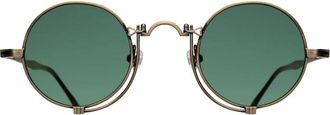 Matsuda 10601H Ronde Zonnebril - unisex - Zonnebrillen - Veelkleurig - 45 MM - Accessoires