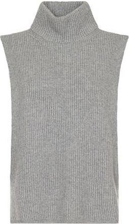 Max Mara Gilet In Ribbed Knit