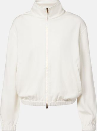 Max Mara Cotton and silk-blend sweatshirt