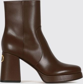 Valentino Garavani Tronchetti in pelle di vitello con tacco alto e logo VLogo Signature
