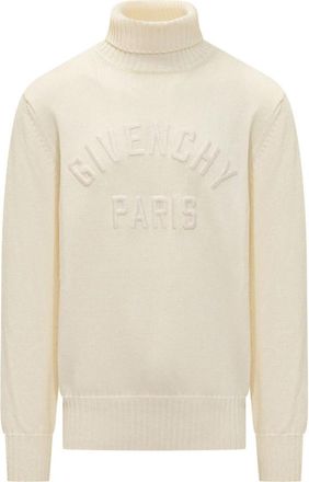 Givenchy Turtleneck Trui - Heren - Coltruien - Beige - M - Wol - Truien & Vesten