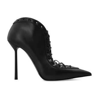 Le Silla Schoenen, Dames, Zwart, 37 1/2 EU, Leer, Colette Boot 120 mm