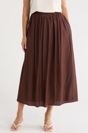 T Tahari Everyday Pull-On Skirt in Cocoa Bean at Nordstrom Rack, Size X-Small