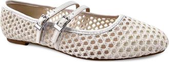Kenneth Cole Reaction Malibu Crochet Flat in Ivory Raffia at Nordstrom Rack, Size 7.5