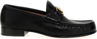Valentino Garavani VLogo Signature Loafers - Heren - Loafers - Zwart - 40 EU - Leer - Schoenen