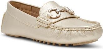 Anne Klein Chrystie Bit Loafer in Platinum at Nordstrom, Size 5.5