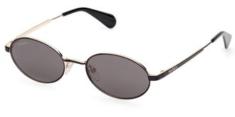 Max & Co. MO0093 01A Womens Sunglasses Black Size 50