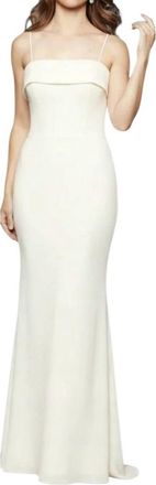 Milano Formals Flowing Muse Maxi Dress In Ivory