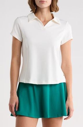 Marika Ellie Short Sleeve Polo in Sugar Swizzle at Nordstrom Rack, Size X-Large