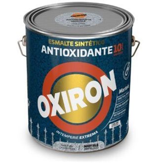 Titan Esmalte Antioxidante Oxiron Martele 4 L Gris Plata