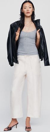 Maeve Marnie Taffeta Tapered Pants