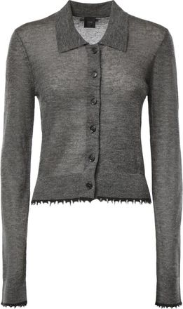 Pinko Cardigans - Dames - Vesten - Grijs - S - Truien & Vesten