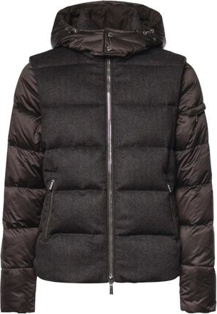Moorer Giacca in Lana e Cashmere - - Jackets - Uomo - Marrone - L