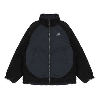 New Balance Sports Warm Reversible Jacket Asia Sizing White Black 6DC39703-BK