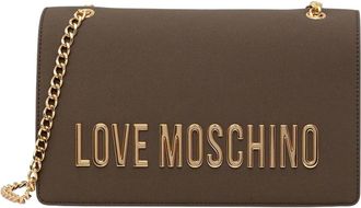 Love Moschino Kleine Schoudertas - Dames - Schoudertassen - Bruin - ONE Size - Leer - Tassen