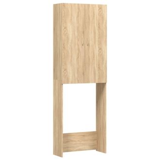 vidaXL Armario De Lavadora Color Roble Sonoma 64x25,5x190 Cm Vidaxl