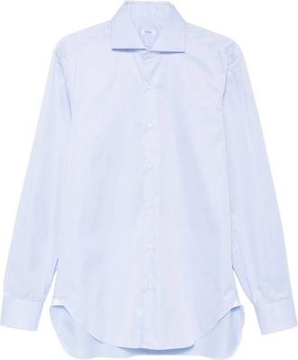 Barba Spread-collar Button-up Shirt