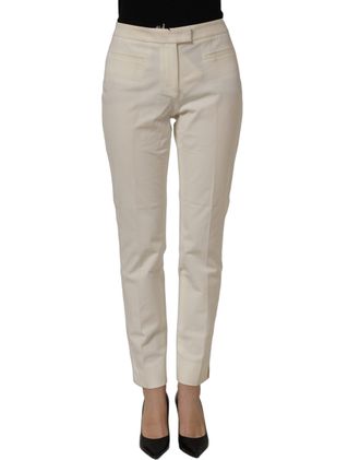 PESERICO MidWaist Tape Women Chino Trouser Womens Pants (Pre-Owned)