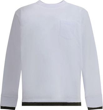 sacai Cotton Long Sleeve Jersey