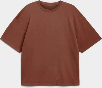 Djab Mens Peachskin washed crew-neck T-shirt DJAB 101 Oversized fit