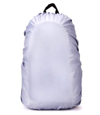 LaoZan Portable Backpack Rain Cover Waterproof Pack Covers Rucksack Bag Rainproof Dust Raincover For Outdoor Hiking Camping Traveling White L