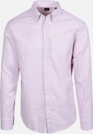 HUGO BOSS Mens Boss Orange RICOPLUS SHIRT LIGHT PASTEL PURPLE - Size: 44