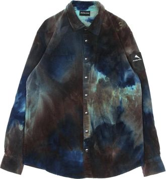 Mauna Kea Multicolor Fluweel Langarmshirt - Heren - Casual Overhemden - Veelkleurig - S - Katoen - Overhemden