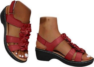 Generic Sandals for Women Size 6 White Wide Fit Sandals Wide Fit Sandal for Women Womens Orthopedic Open Toe Walking Slide with Arch Support Wedge Summer Walk