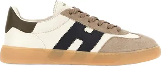 Hogan Low-Top Sneakers with Suede and Smooth Texture