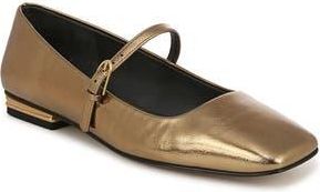 Franco Sarto Tinsley Square Toe Mary Jane Flat in Bronze at Nordstrom Rack, Size 6
