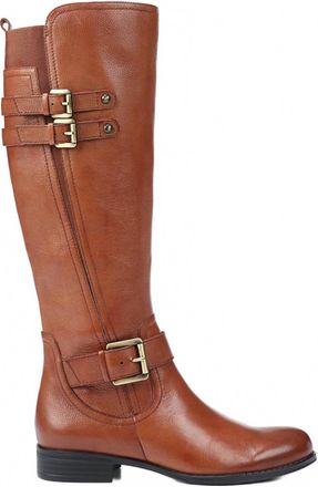 Naturalizer Womens Jessie Regular Calf Riding Boot In Banana