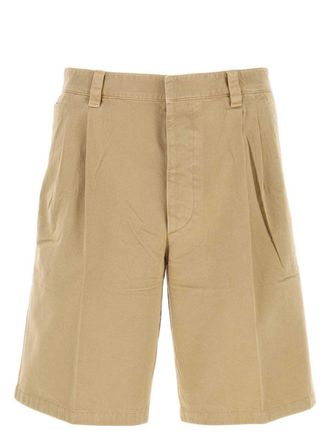 ショートパンツ PRADA FW24 Beige cotton blend shorts (P279HSOOO14F5 F0065) Prada Beige Cotton Blend Shorts | italist