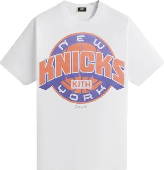 Kith T-shirt New York Knicks con logo - Bianco