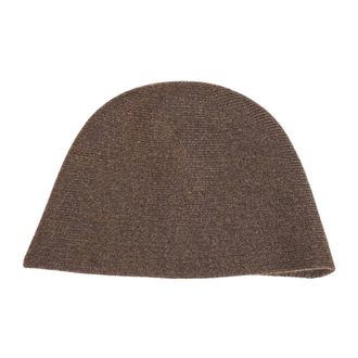 Uma Wang Cashmere Bucket Hat - Dames - Hoeden - Bruin - S - Kasjmier - Accessoires